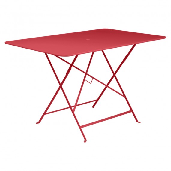 FERMOB Table rectangulaire BISTRO Coquelicot 