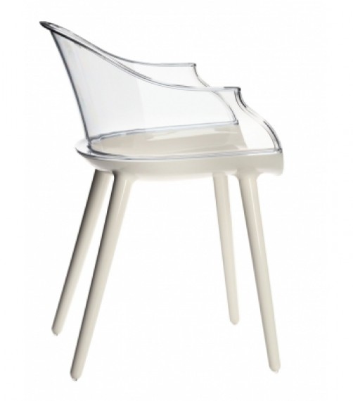 Magis Petit fauteuil transparent CYBORG Blanc 