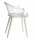 Petit fauteuil transparent CYBORG Blanc