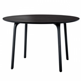 Table FIRST ronde Noir