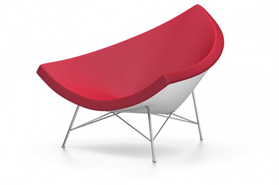 Vitra Coconut Chair Hopsak rouge 