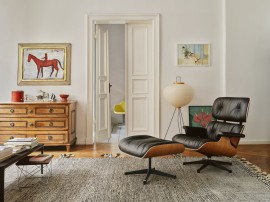 Eames Lounge Chair et Ottoman classique Vitra