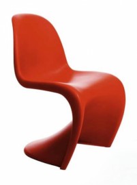 Chaise PANTON - rouge Vitra