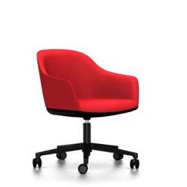 Fauteuil SOFTSHELL CHAIR Rouge coquelicot Vitra