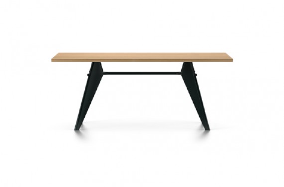 Vitra Table EM TABLE 180x90 Noir foncé 