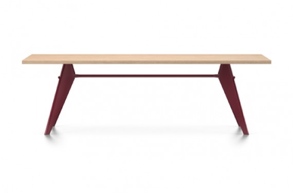 Vitra Table EM TABLE 240x90 Rouge japonais 