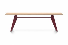 Table EM TABLE 240x90 Rouge japonais