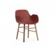 FORM ARMCHAIR noyer Rouge