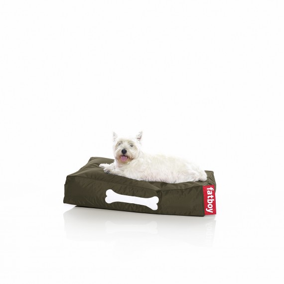 Fatboy Coussin small pour chien DOGGIELOUNGE Vert olive 