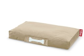 Coussin Velvet Recycled large pour chien DOGGIELOUNGE Camel