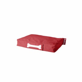 Coussin small pour chien DOGGIELOUNGE STONEWASHED Rouge Fatboy