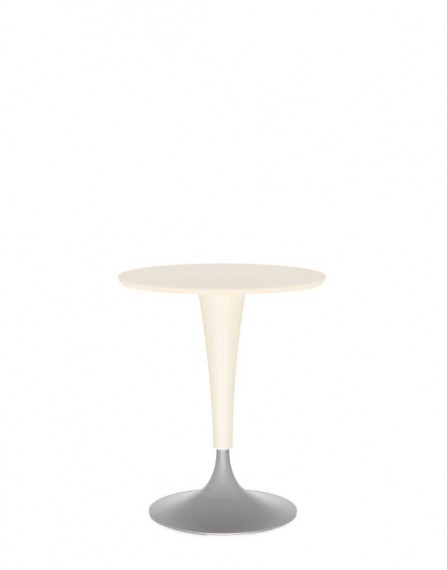 Kartell DR NA ronde Blanc cire 