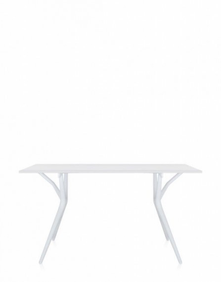 Kartell SPOON TABLE rectangulaire Blanc 