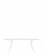 SPOON TABLE rectangulaire Blanche