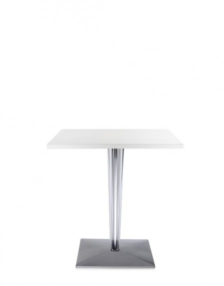 Kartell Table TOPTOP polyester Blanc brillant 