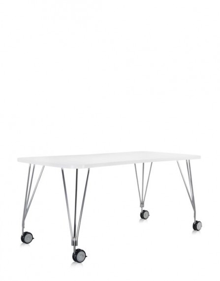 Kartell Table MAX 160x80 Blanc zinc 