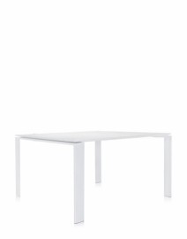 Table FOUR carrée Blanc Blanc Kartell