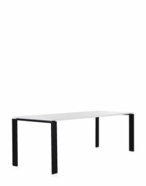 Table FOUR rectangulaire Noir Blanc Kartell