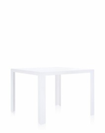 Table INVISIBLE TABLE carrée Blanc brillant Kartell