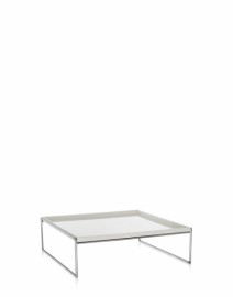 Table basse TRAYS carrée Blanc Kartell