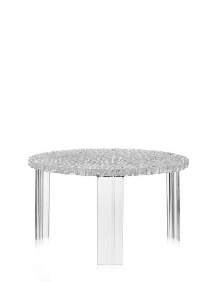 Kartell Table basse T TABLE petit modèle Cristal 