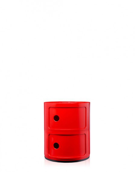 Kartell COMPONIBILI 2 tiroirs Rouge 