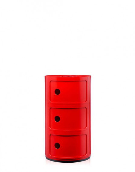 Kartell COMPONIBILI 3 tiroirs Rouge 