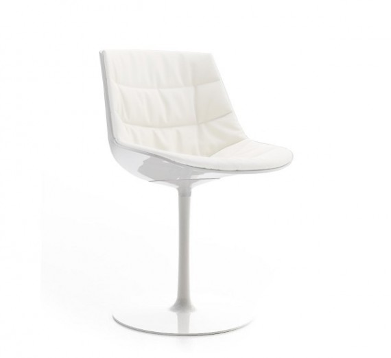 MDF FLOW CHAIR pied central rembourree 
