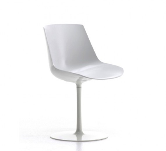 MDF FLOW CHAIR pied central coque 