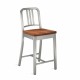 NAVY de bar assise bois brossé