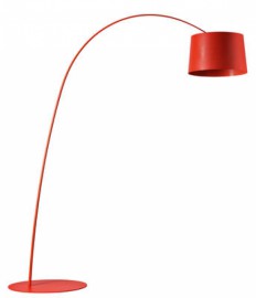 Lampadaire TWIGGY LED rouge Foscarini