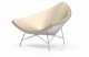 Coconut Chair Cuir sable