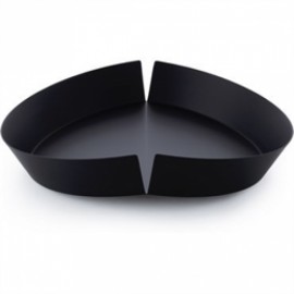 Broken Bowl Porte-Fruits Noir Alessi