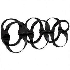 Ribbon Porte-bouteilles Noir Alessi