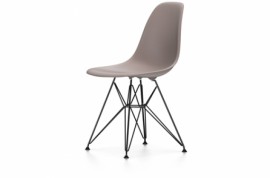 Chaise Eames DSR - rose tendre pieds noirs Vitra