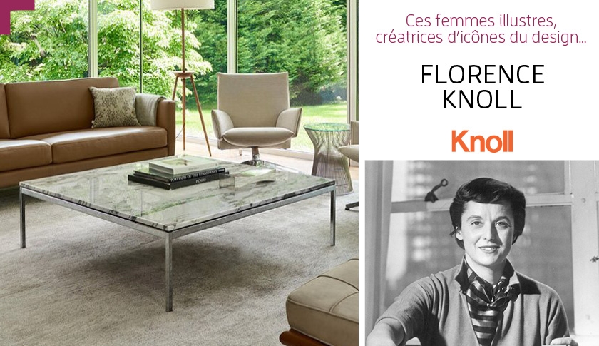 La designer américaine Florence Knoll