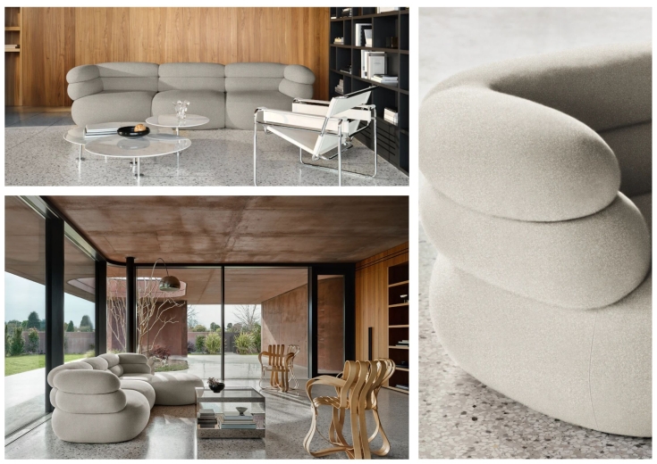 Biboni Sofa – Confort sculptural, allure intemporelle.