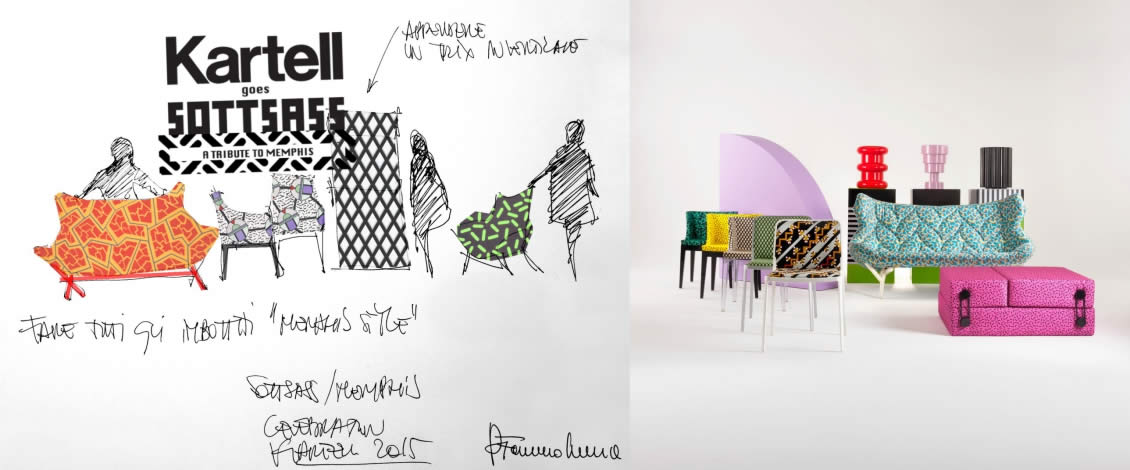Collection Kartell goes Sottsass